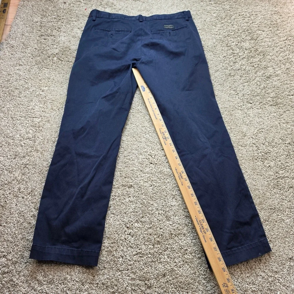 Banana Republic Fulton Skinny Rapid Movement Chino Men 34x30 Blue Outdoor Casual